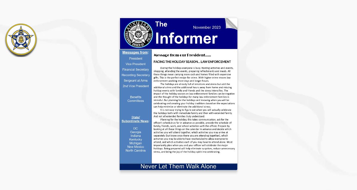 Aux Informer November 2023